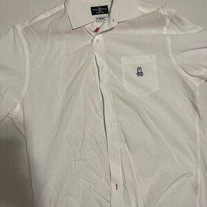 Psycho Bunny White Casual Button Down Shirt